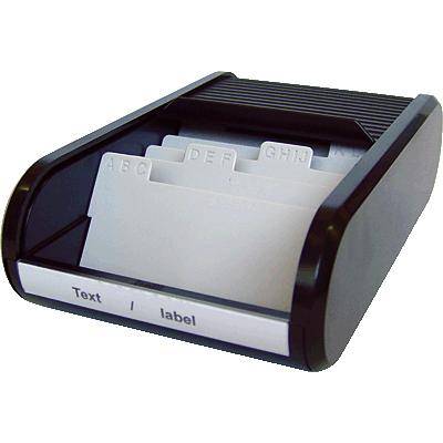 helit Visitenkartenbox the personal H6218095 max. 300Karten sw/sw