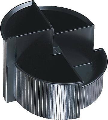 Stifteköcher Multi Linear 4Fächer Polystyrol sw-0