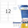 Herma 4348 Universal-Etiketten 96 x 42.3 mm Papier Weiß 300 St. Wiederablösbar Tintenstrahldrucker, Laserdrucker, Farblaserdrucker, Kopierer, Farbkopierer, Handbeschriftung