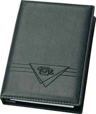 Telefonringbuch Exquisit 145x225mm schwarz-0