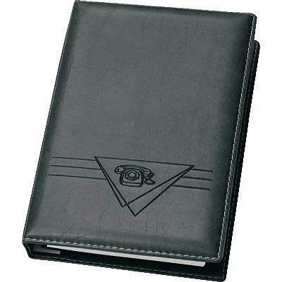 Telefonringbuch Exquisit 145x225mm schwarz-0