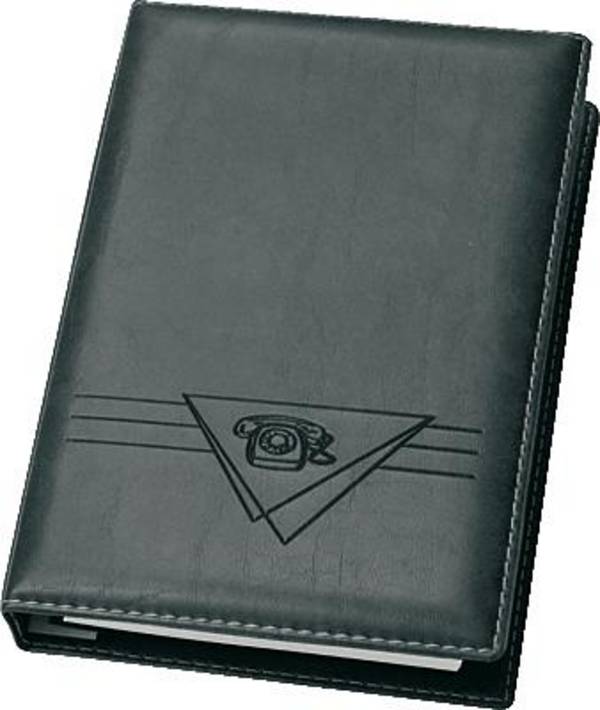 Telefonringbuch Exquisit 145x225mm schwarz