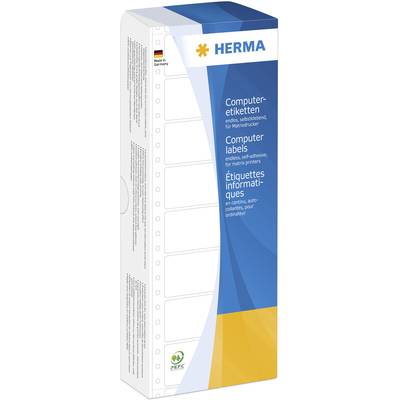 Herma 8163 Universal-Etiketten 101.6 x 48.4 mm Papier Weiß 2000 St. Permanent haftend Matrix-/Nadeldrucker, Handbeschrif