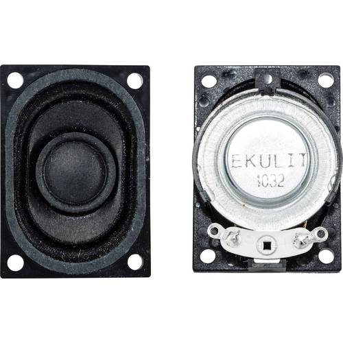 LSM-530K 1.57 Zoll 4 cm Kleinlautsprecher 2 W 8 Ω Schwarz Oval