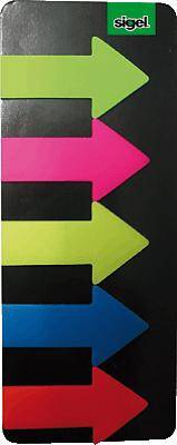 Haftmarker Big Arrow 55x137mm sort 125Bl-0