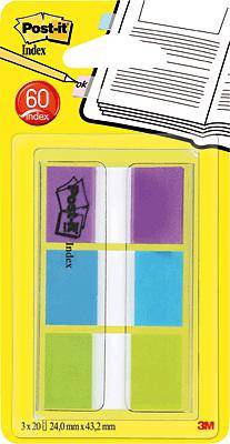Post-it Haftmarker Index, 25,4 x 43,2 mm, 3-farbig (9006013)