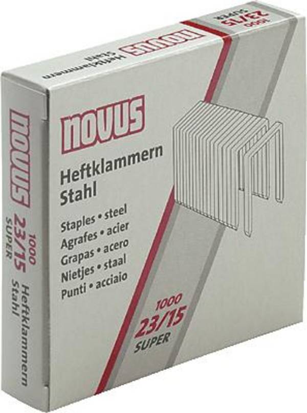 Heftklammer 23/15 verzinkt 1.000 St./Pack.