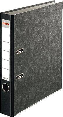 Ordner A4 maX.file nature pocket Wolkenmarmor 50mm schwarz-0