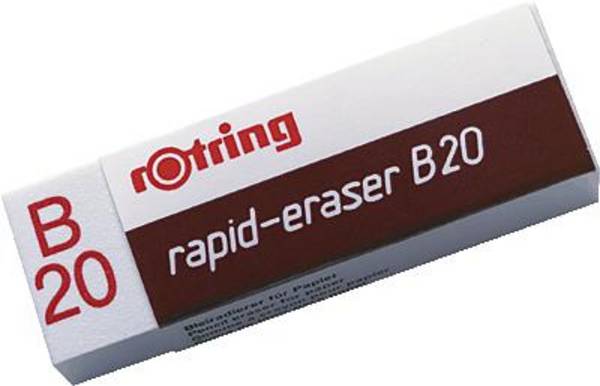 Radierer rapid-eraser B20 weiß