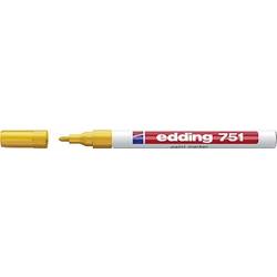 Image of Edding 4-751005 edding 751 paint marker Lackmarker Gelb 1 mm, 2 mm 1 St./Pack.