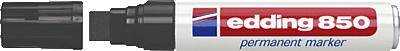 Edding 850 4-850001 Permanentmarker Schwarz wasserfest: Ja