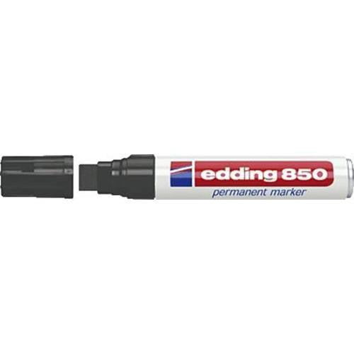 Edding 850 4-850001 Permanentmarker Schwarz wasserfest: Ja