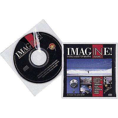 Durable CD Hülle 520219 1 CD/DVD/Blu-Ray Transparent Polypropylen 10 St.