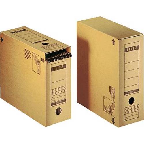 Leitz Archivbox 6086-00-00 120 mm x 270 mm x 325 mm Wellpappe Naturbraun 1 St.