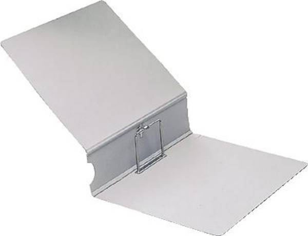 Archivordner DIN A4 75mm Steckmechanik Pappe grau