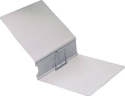 Archivordner DIN A4 75mm Steckmechanik Pappe grau-0