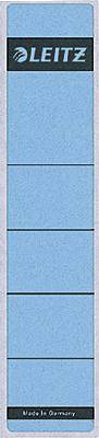 Leitz Ordneretikett 16400035 lang/breit Papier blau 10 St./Pack.-0