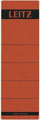 Ordneretikett kurz/breit Papier rot 10 St./Pack.-0