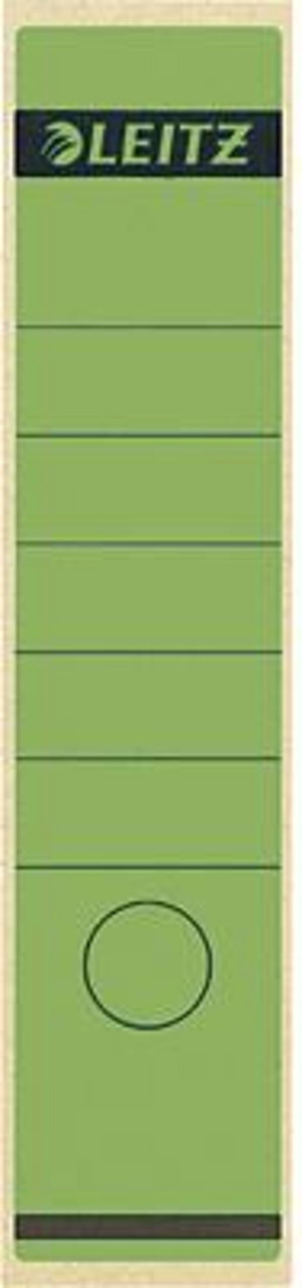 Ordneretikett kurz/breit Papier grün 10 St./Pack.