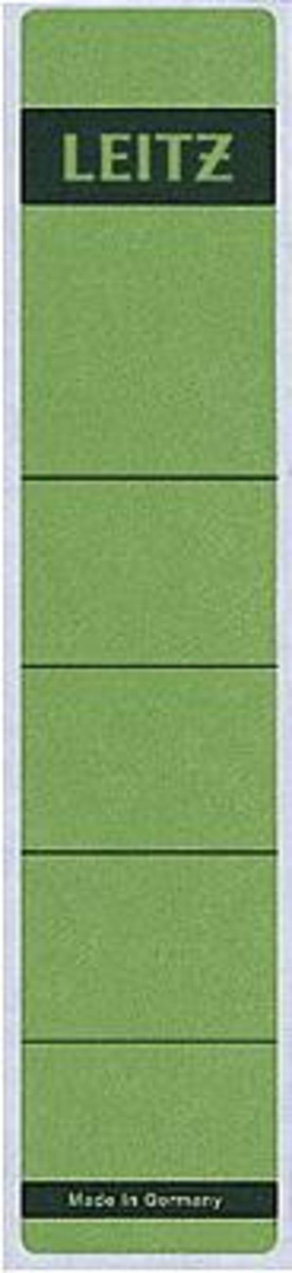 Ordnerrückenschilder 39x191mm grün VE=10 Stück
