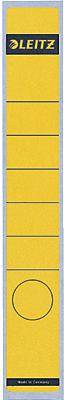 Ordneretikett lang/schmal sk gelb 10 St./Pack.-0