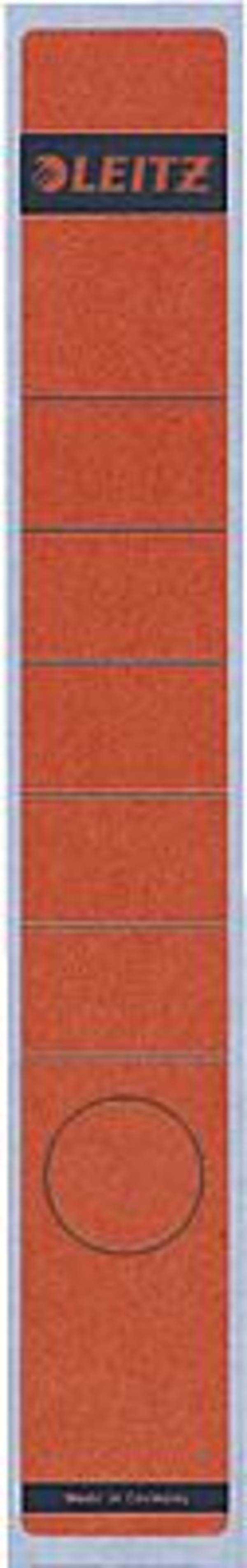 Leitz Ordneretikett 16480025 lang/schmal sk rot 10 St./Pack.