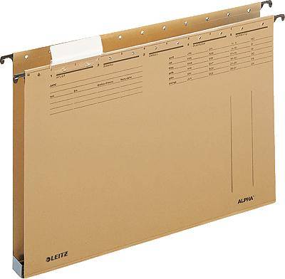 Leitz Hängesammler ALPHA 19430000 DIN A4 28mm Karton braun-0