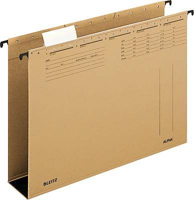 Leitz Hängesammler ALPHA 19460000 DIN A4 60mm Karton braun-0