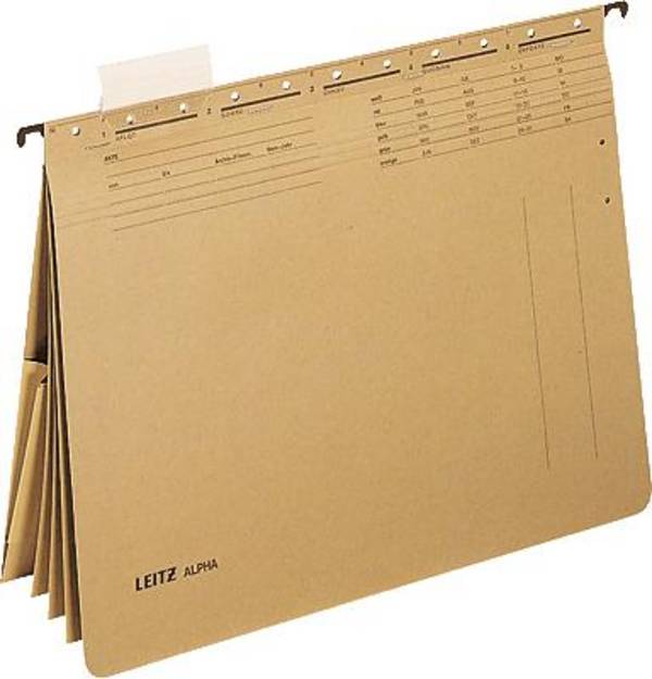 Leitz Hängehefter Alpha DIN A4 Naturbraun  19830000 1 St.
