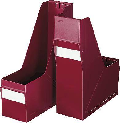 Stehsammler DIN A4 92mm Polystyrol rot-0