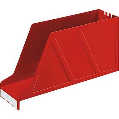 Stehsammler DIN A4 97mm quer Polystyrol rot-0