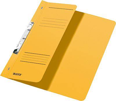 Leitz Einhakhefter 37440015 DIN A4 kfm. Heftung Karton gelb-0