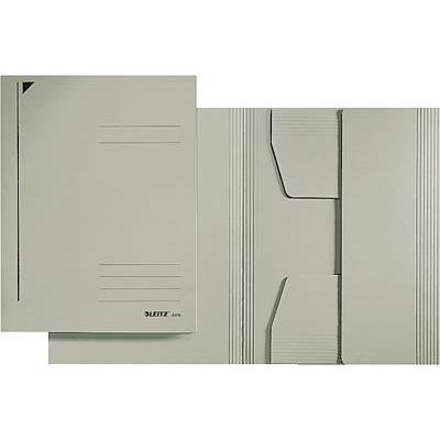 Leitz Jurismappe 39240085 DIN A4 3Klappen Karton grau-0