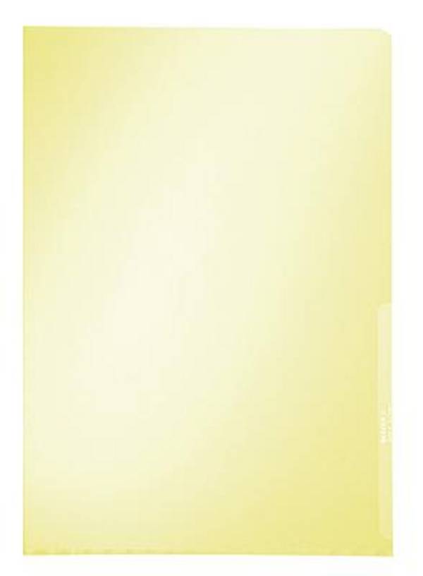 LEITZ Sichthülle Premium, A4, PVC, gelb, 0,15 mm (80410015)