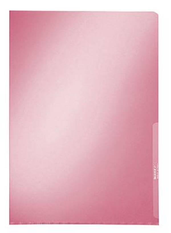 LEITZ Sichthülle Premium, A4, PVC, rot, 0,15 mm (80410025)