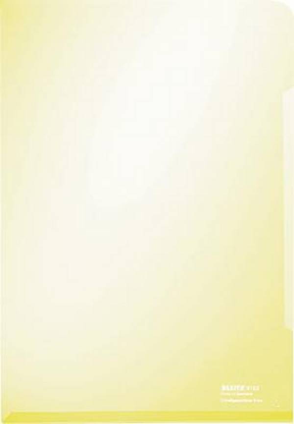 LEITZ Sichthülle Super Premium, A4, PVC, gelb, 0,15 mm (80415315)