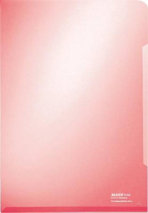 LEITZ Sichthülle Super Premium, A4, PVC, rot, 0,15 mm (80415325)