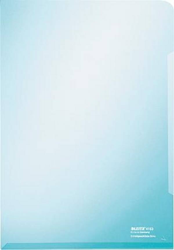 LEITZ Sichthülle Super Premium, A4, PVC, blau, 0,15 mm (80415335)