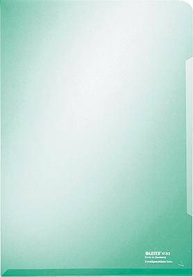 LEITZ Sichthülle Super Premium, A4, PVC, grün, 0,15 mm (80415355)