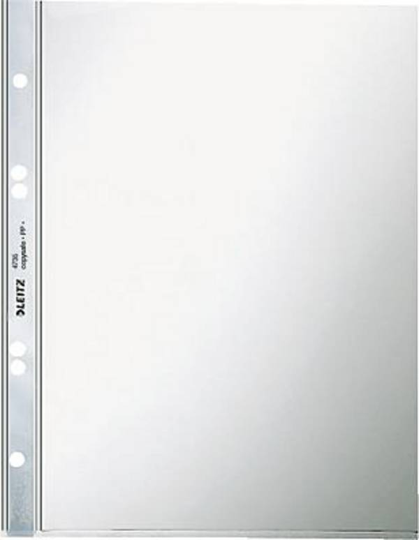 LEITZ Prospekthülle Super Premium, A5, PVC, glasklar, 0,08mm