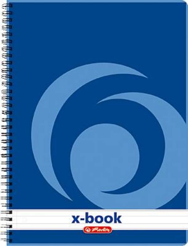 herlitz Collegeblock x.book, DIN A4, 80 Blatt, liniert