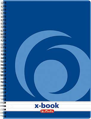 herlitz Collegeblock x.book, DIN A4, 80 Blatt, liniert-0