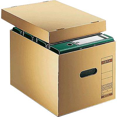 Leitz Archivbox 60810000 DIN A4 max. 7Ordner Pappe natronbraun