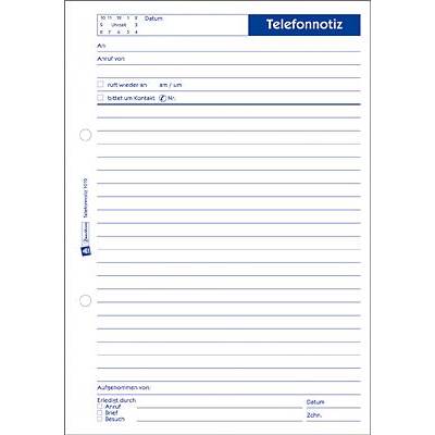 Vordruck Telefonnotiz A5 VE=50 Blatt