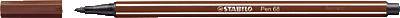 STABILO® Pen 68, Fasermaler/68-45 1 mm braun-0