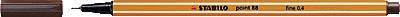 STABILO Fineliner point 88 88/45 0,4mm braun-0