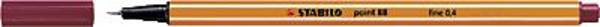 STABILO STABILO point 88 88/50 Fineliner Dunkelrot 0.4 mm 1 St.