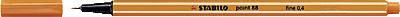 STABILO Fineliner point 88 88/54 0,4mm orange-0
