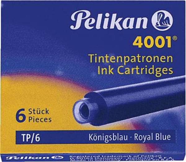 Tintenpatrone 4001 TP/6 brillantschwarz 6 St./Pack.