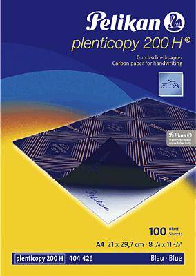 Blaupapier Plenticopy DIN A4 gewachst 100 Bl./Pack-0